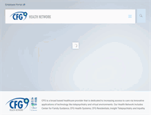 Tablet Screenshot of cfghealthnetwork.com